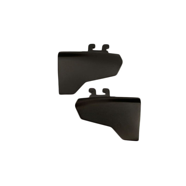 ICON & FLYERS - SOLID MATTE BLACK SIDE SHIELDS SET