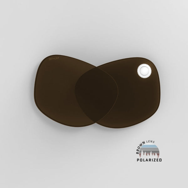 Flyers brown polarized replacement lenses
